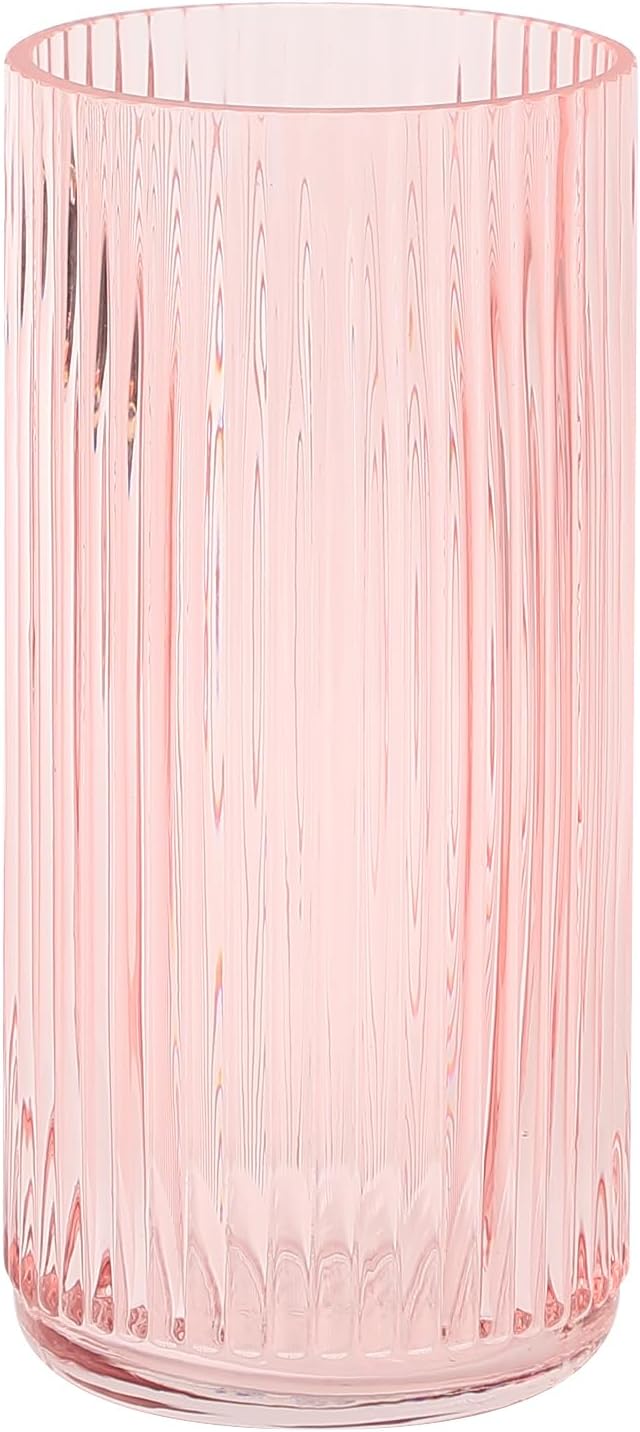 Ribbed Glass Vase, Flower Vases by MARTAGE