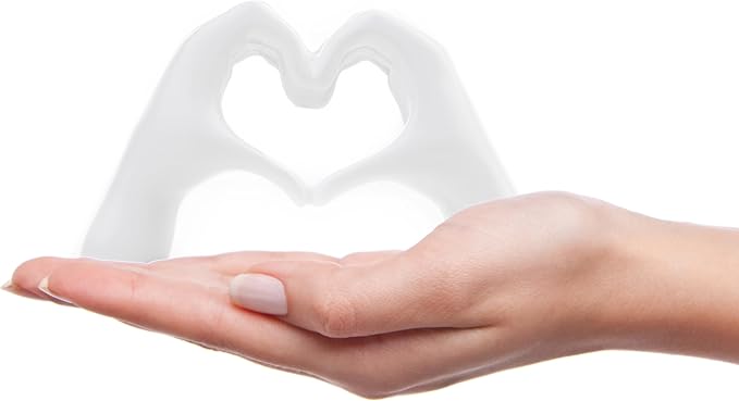 Small Heart Hands Sculpture Decor by Lynagert