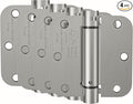 HOSOM 4 Pack Brushed Nickel Self Closing Door Hinges, 3.5 Inch 5/8'' Radius by HOSOM