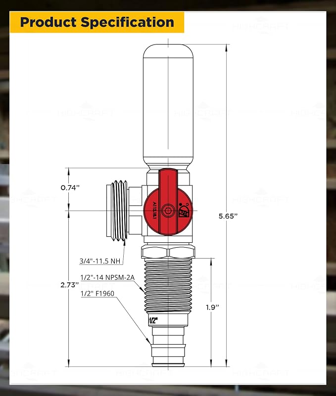 Highcraft 540GI Washing Machine Replacement Valve - Image 2