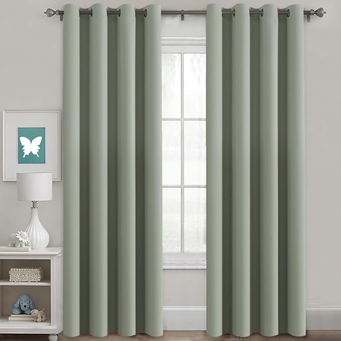 H.VERSAILTEX Window Treatment Blackout Thermal Insulated Room Darkening Solid by HVERSAILTEX
