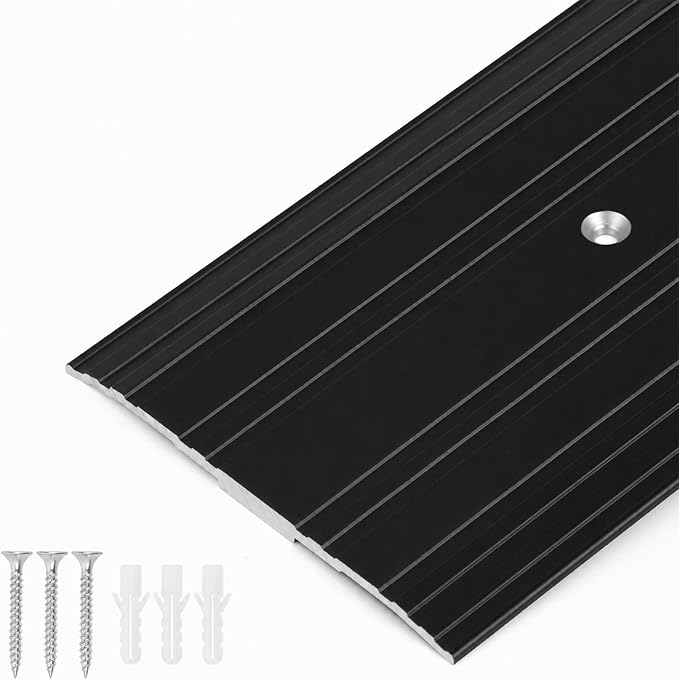 Door Threshold, Heavy Duty Aluminum Transition Strip, Non-Slip Transition Strip by Unknown