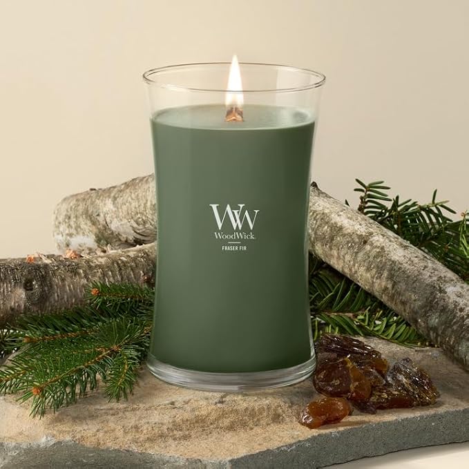 WoodWick Large Hourglass Candle Fraser Fir - Image 2