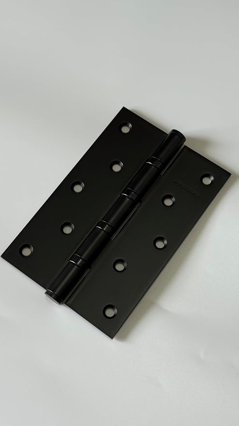 Stainless Steel Black 6 inch Door Hinges, Heavy Duty Door Hinges Ball Bearing - Image 2