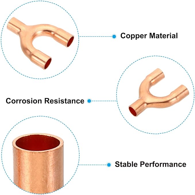 PATIKIL 1/4 Inch ID Copper Fitting - Image 3