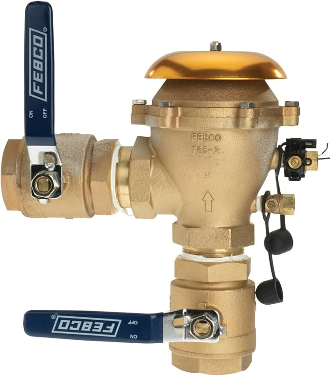 Febco 765 Series 2" Bronze Pressure Vacuum Breaker Backflow Preventer, Quarter - Image 2