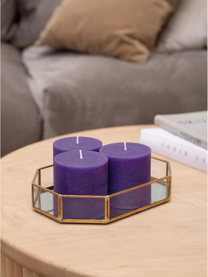 3x3 Pillar Candles Set of 3 - Image 5