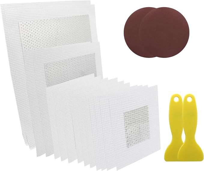 Zorfeter 14 Pack Wall Patch Kit, Quick & Easy Dry Wall Hole Repair, by Zorfeter