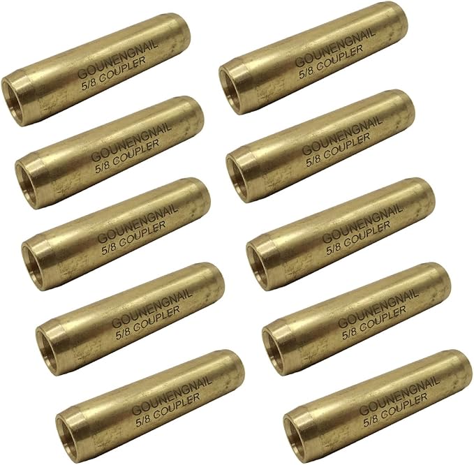GOUNENGNAIL 5/8’’ Ground Rod Coupler, Grounding Rod Extension Connector Clamp by GOUNENGNAIL