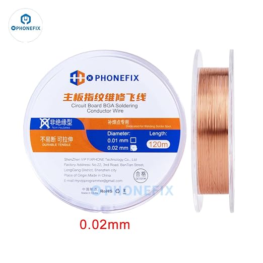 0.02mm 120M Phone Motherboard Soldering Jump Wire Pure Copper Non-Insulated - Image 3