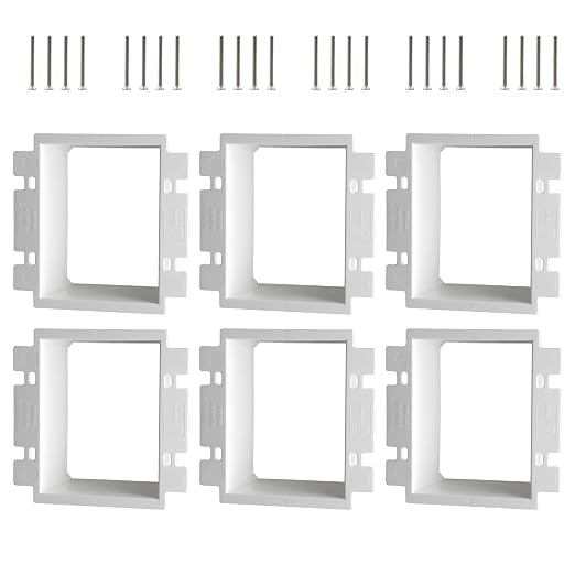 Outlet Box Extender 2-Gang, Non-Metallic Electrical Box Extender by AIRTAK