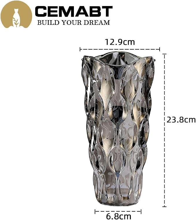 CEMABT 9.5inch 3.4 lb Glass Vases - Image 2