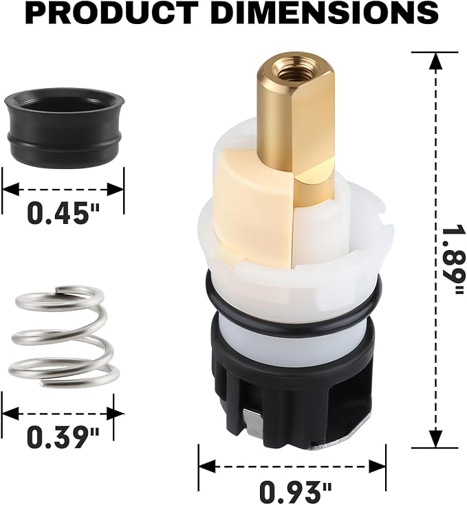 2 Pack RP25513 Faucet Stem Replacement Kit - Image 2