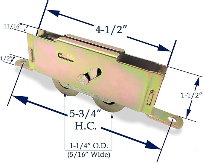 Sliding Patio Door Tandem Roller Assembly - Image 2