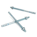 3/8" x 6-1/2" Concrete Anchors 3/8 inch Wedge Anchors Bolts Zinc Plated by HROMIGRY