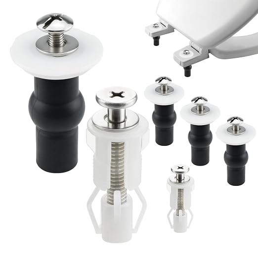Aifeier ET 6 Pack Toilet Seat Bolts and Nuts Set by AifeierET
