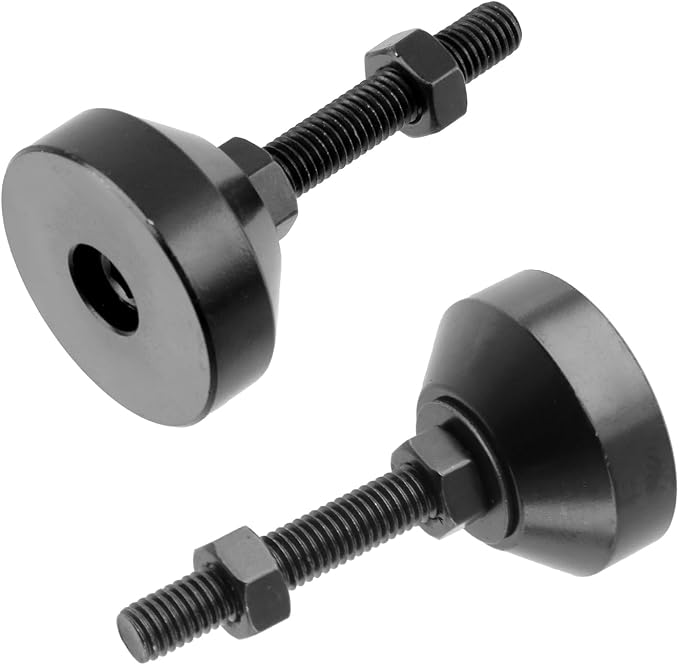 Antrader 4Pcs M8 Thread Adjustable Furniture Leveling Feet, 1.57in Dia Base | - Image 5