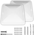Jack Boss 2 Pack Set RV Vent Covers by JACKBOSS