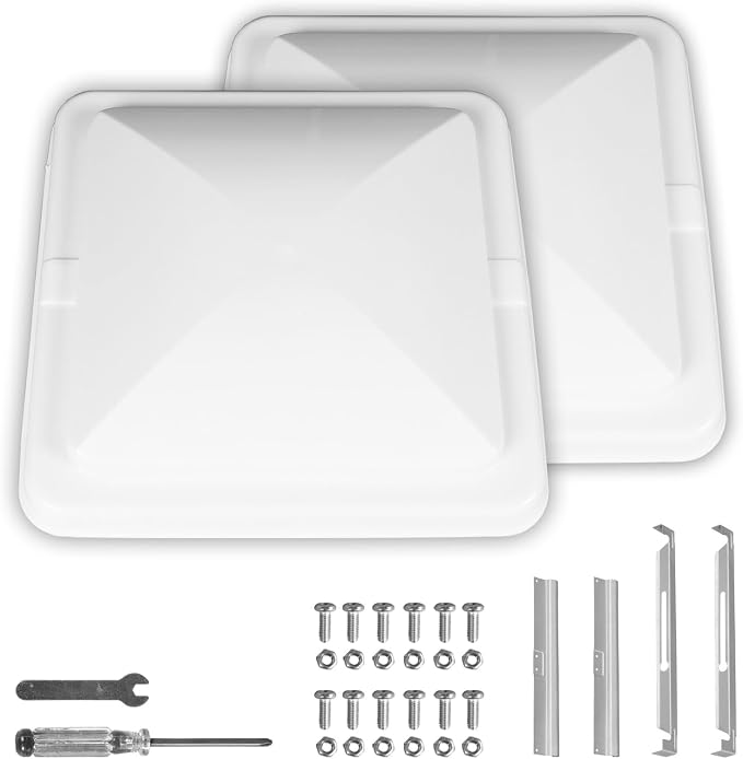Jack Boss 2 Pack Set RV Vent Covers by JACKBOSS
