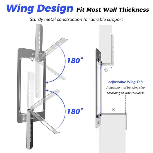 30Pcs Single Gang Drywall Brackets, Metal Low Voltage Bracket - Image 4