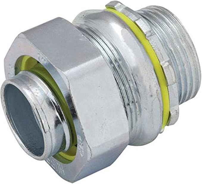 RACO 3408-8 Connector, Liquid Tight, Flex and Type B Flex, Uninsulated by Raco