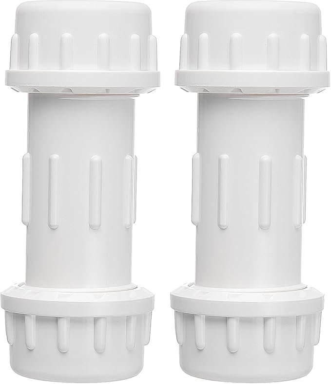 DONWARE 2-inch PVC Compression Coupling, Pipe Fittings Adapter Connection by Unknown