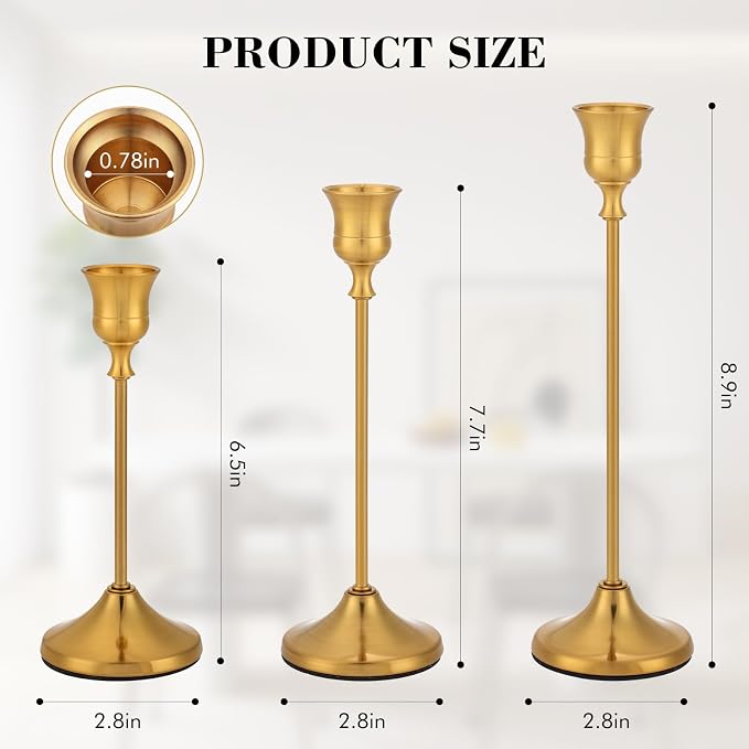 Candlestick Holders Candle Holder Candle Sticks Holder Holder Gothic Taper - Image 2