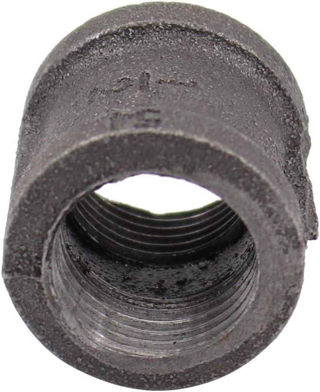 10 Pack Black Malleable Iron Cast Pipe Fitting 1/2" Inch Coupling | - Image 4