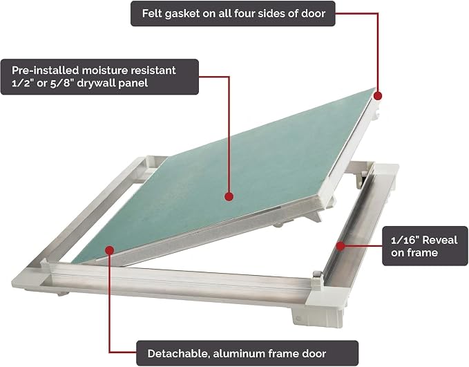 RGB AL 4014 Touch Latch Tile Access Door - Image 4