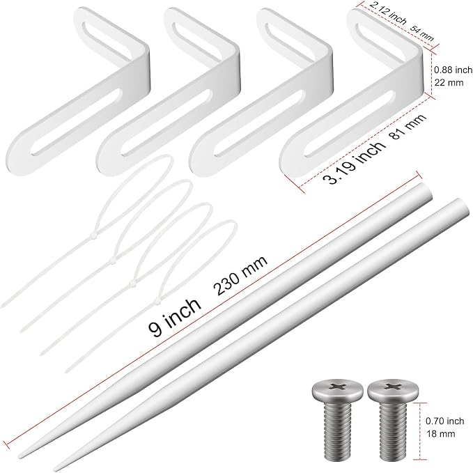 Downspout Bracket, Heavy Duty Size-Adjustable Storm-Proof Downpipe Bracket - Image 2