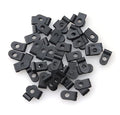 SOWAKA 50 Pcs Cable Clamp Black R Type Nylon Screw Mounting Cable | Cable by sowaka