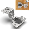 2 Pack 1-3/8" Overlay 4D Soft Close Concealed Hinges by CHIBERY-US
