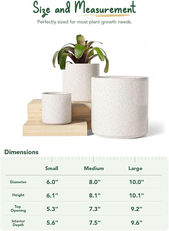 LE TAUCI 10+8+6 Inch Ceramic Pots - Image 5