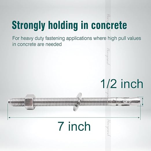 Concrete Anchors 1/2, Wedge Anchors - Image 2