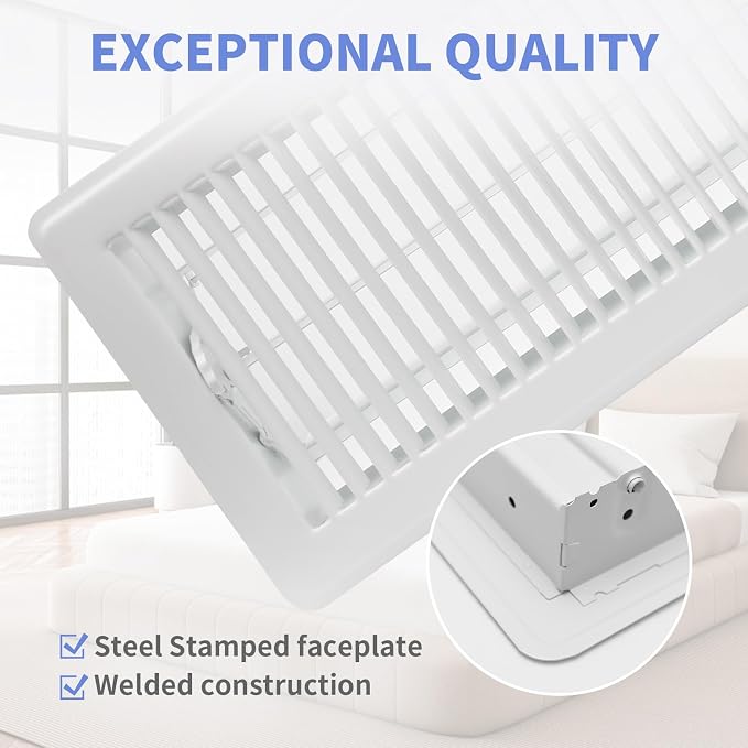 Howeall 6x14 Inch Floor Register 2 Pack - Image 2