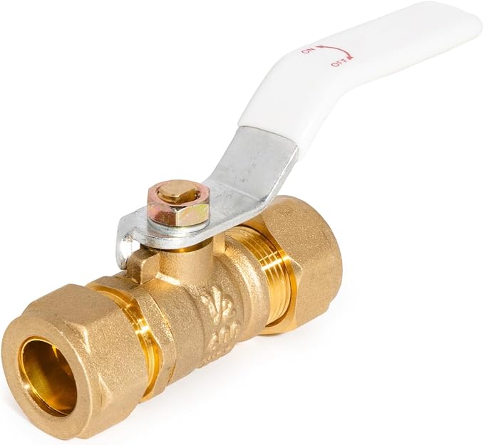 VANCOCO 1/2" Compression Ball Valve, Heavy Duty Brass Reduced Bore Ball Valve by VANCOCO