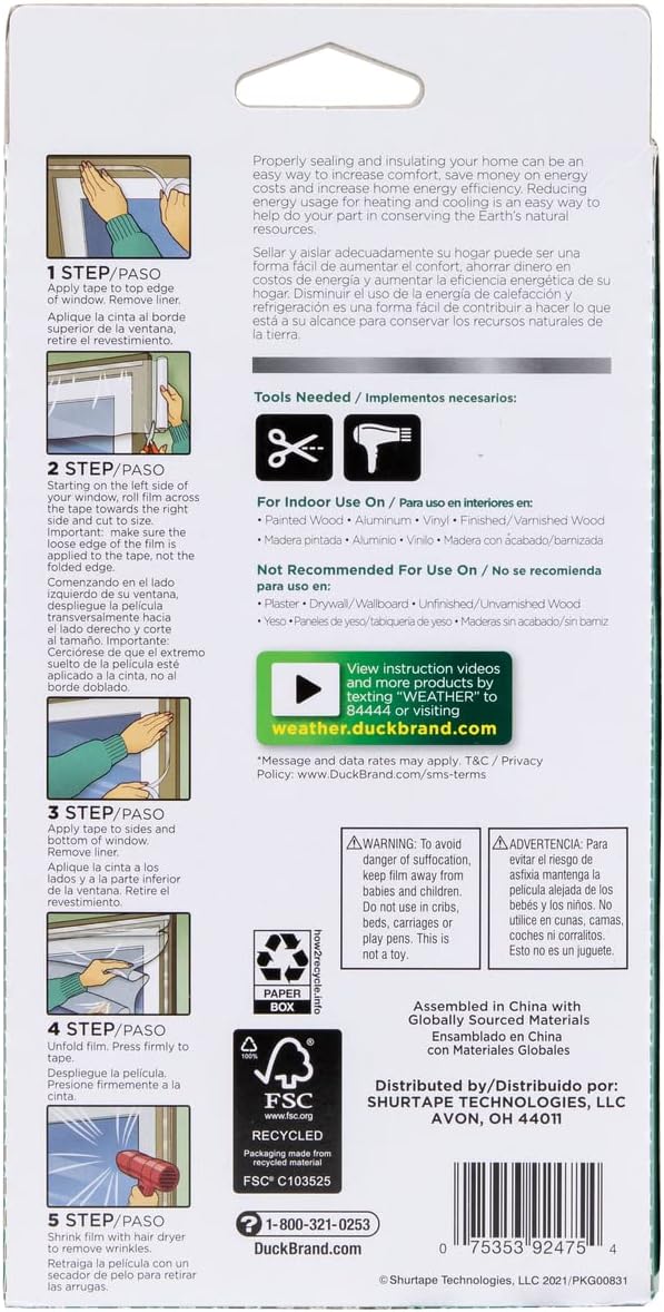 Duck Brand Window Insulation Kit - Image 3