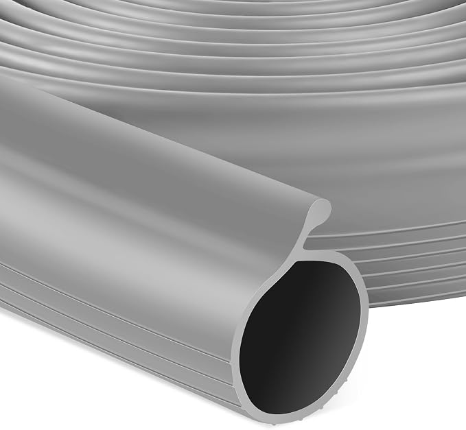 18 FT Garage Door Bottom Seal Rubber 0.19" P Bulb Bottom Garage Weather by MYFAMIREA
