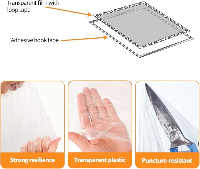 47 x 63 Inch Window Flim Insulation Kit - Image 4
