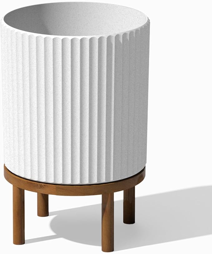 Veradek Demi Series Round Planter w/ Stand by VeradekOutdoor