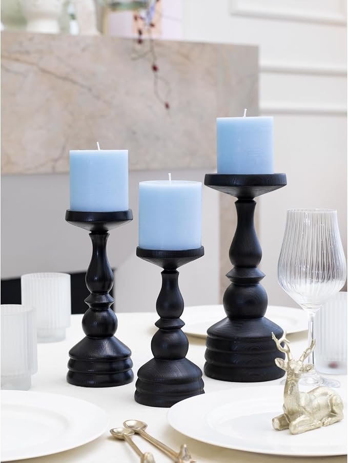 3x3 Pillar Candles Set of 3 - Image 4
