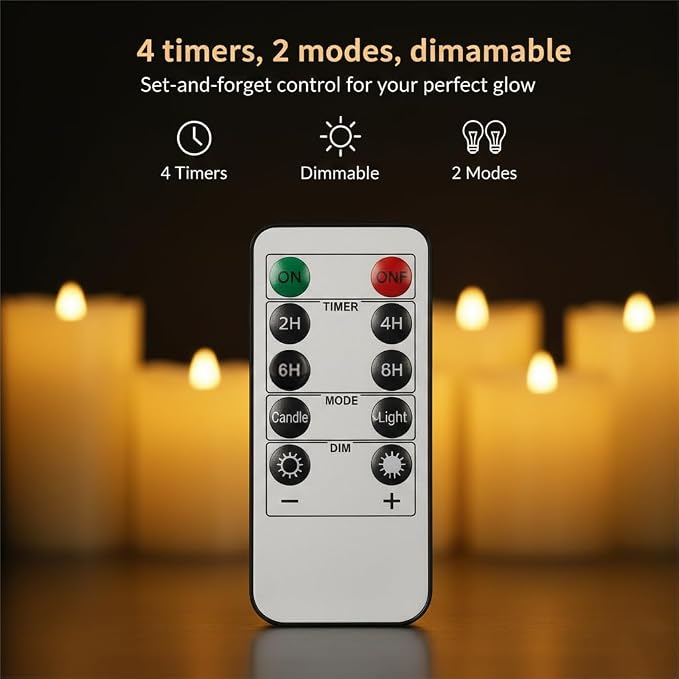 Flickering Flameless Candles - Image 7