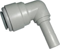 Elbow 3/8" Stem adapter to 1/2 O.D. Tube Quick Connector Fitting, push to by YZMSZ