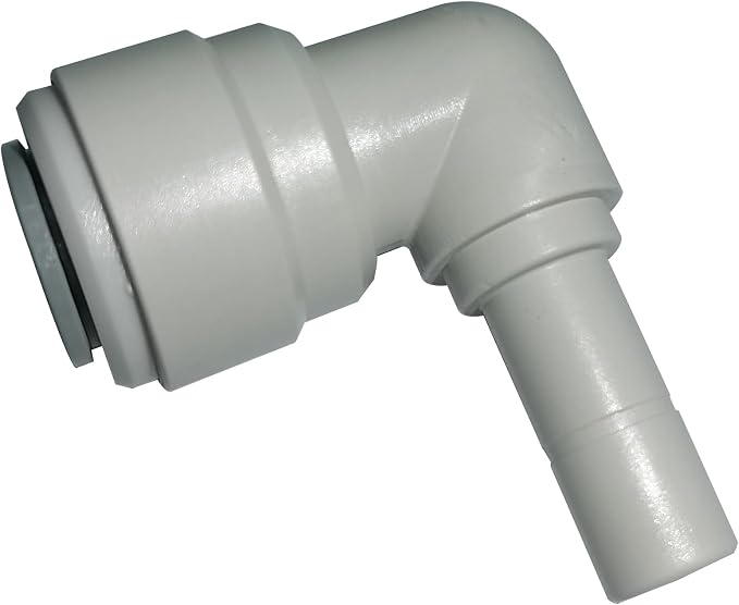Elbow 3/8" Stem adapter to 1/2 O.D. Tube Quick Connector Fitting, push to by YZMSZ