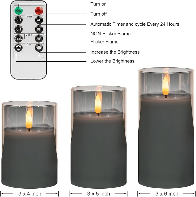 ANGELLOONG Flickering Flameless Candles - Image 7