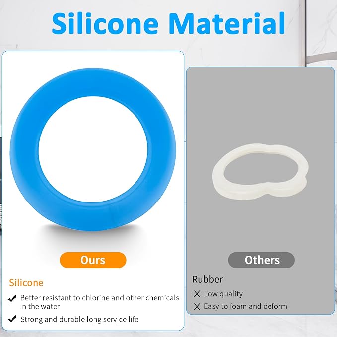 Flush Valve Seal for American Standard & Eljer Toilets, Upgraded Silicone - Image 5