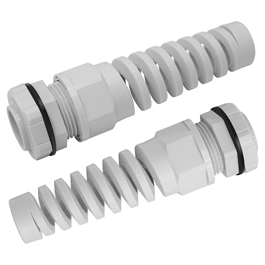 5 Pack NPT 1/2 Joint, Waterproof Cable Strain Relief, Spiral Adjustable - Image 7