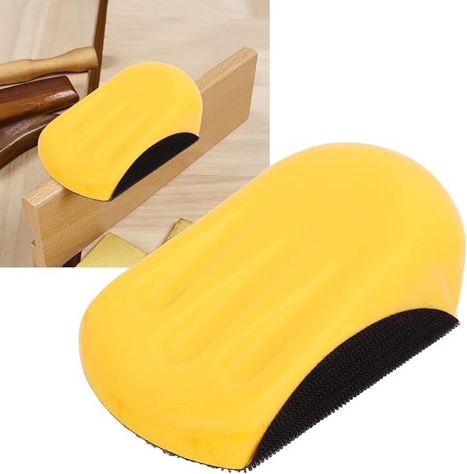 16Pcs Hook Backing Plate Sand Pad, Ergonomic Hand Sanding Blocks - Image 5