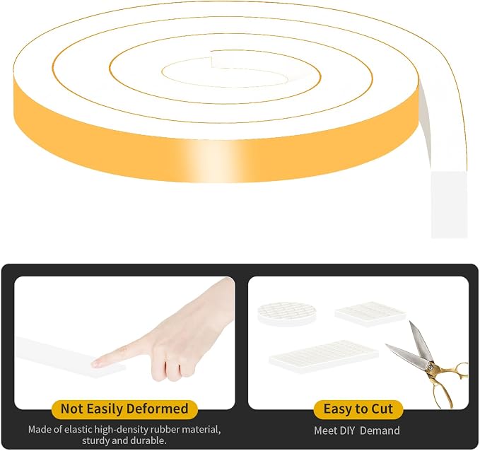 Foam Weather Stripping Tape, High Density CR, 2 in x 1 in x 6.5Ft | Weather - Image 4