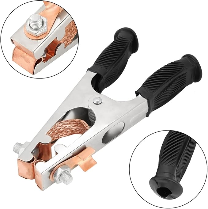Welding Ground Clamp, 500A Electroplated Grounding Earth Clip | Copper Clips - Image 9